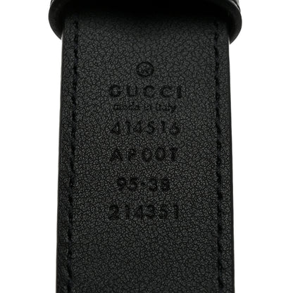Gucci Calfskin Double G 30mm Belt 95 38 Black 3 of 6