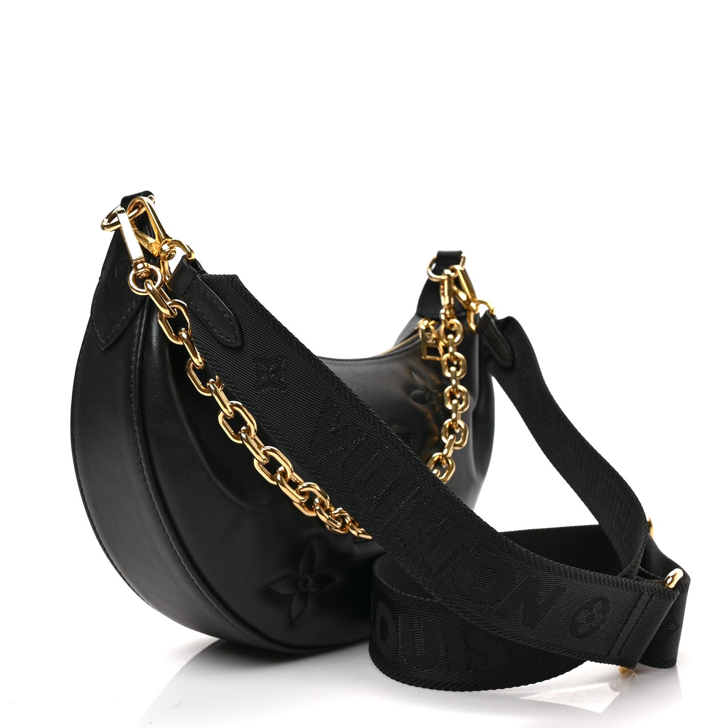 Louis Vuitton Calfskin Bubblegram Over The Moon Black 3 of 8