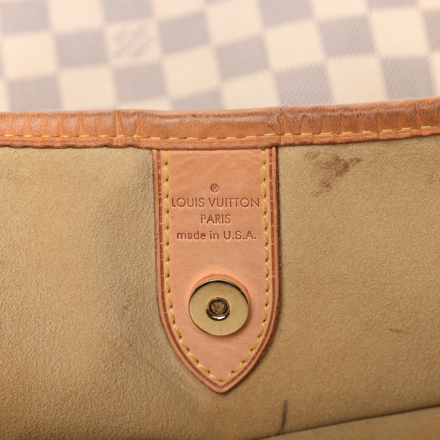Louis Vuitton Damier Azur Galliera GM 8 of 10
