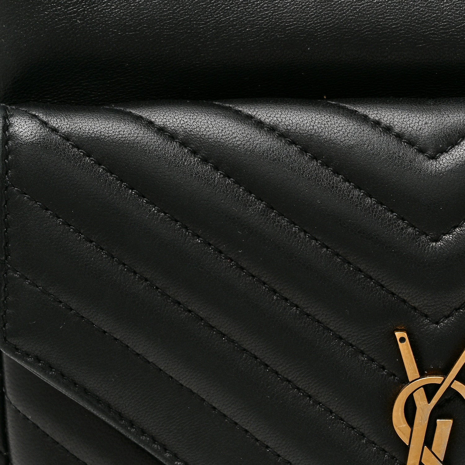 Saint Laurent Lambskin Matelasse Monogram Joe Backpack Black 8 of 14