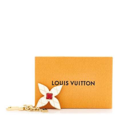 Louis Vuitton Malletage Blossom Bag Charm Key Holder 6 of 6