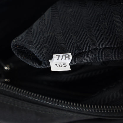 Prada Tessuto Nylon Saffiano Messenger Bag Nero Black 8 of 10