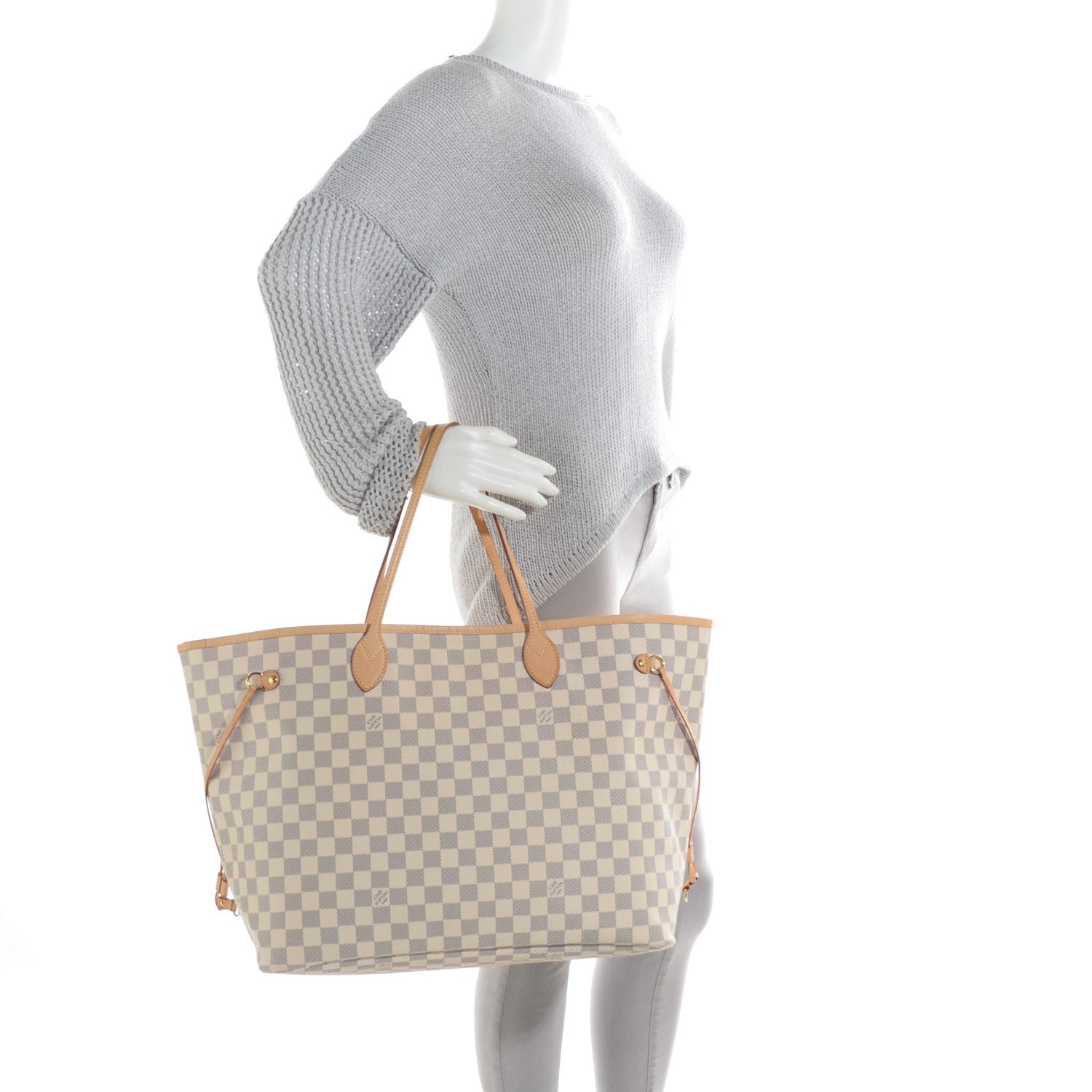 Louis Vuitton Damier Azur Neverfull GM 2 of 8
