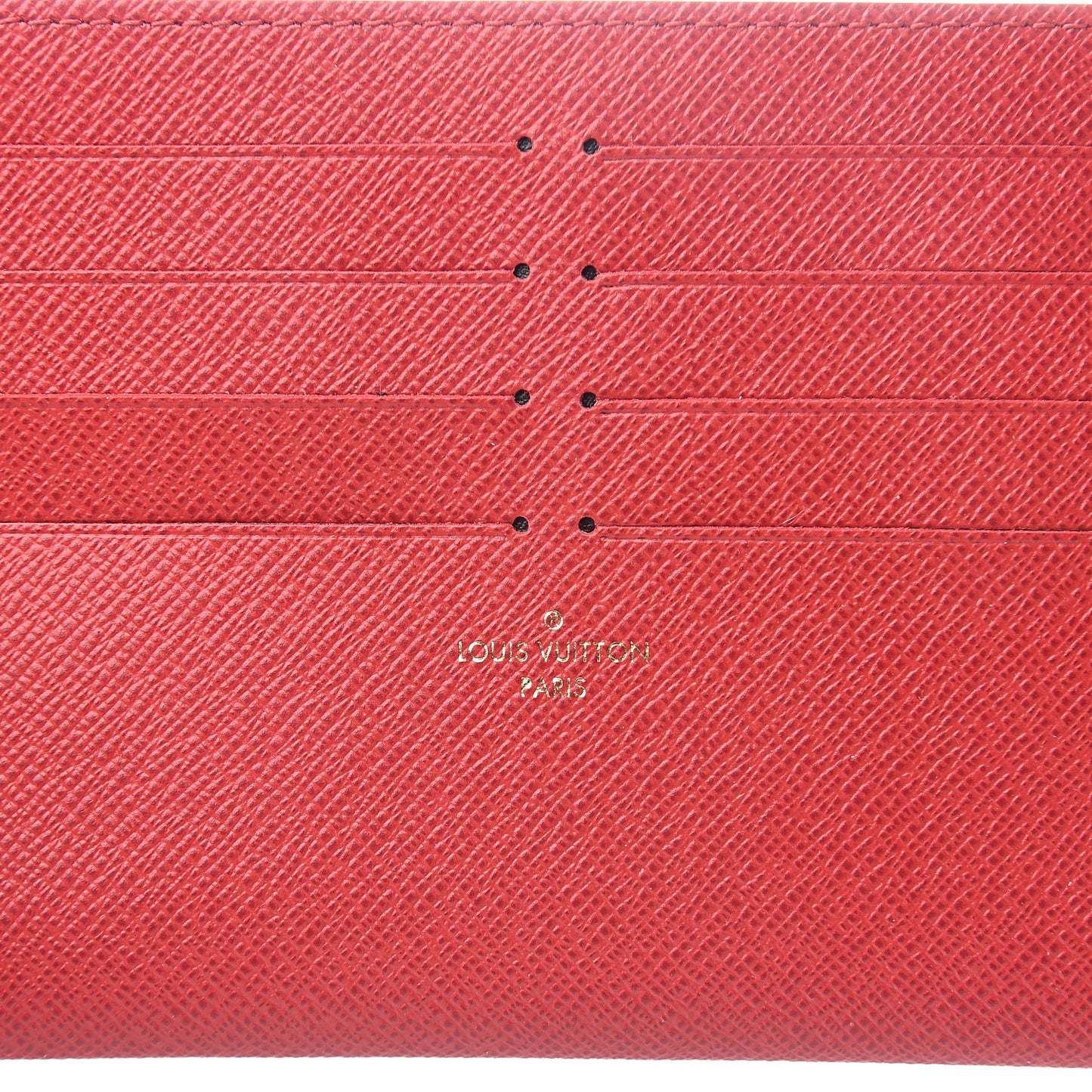 Calfskin Felicie Card Holder Insert Fuchsia