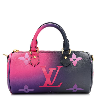 Louis Vuitton Monogram Giant Spring In The City Papillon BB Midnight Fuchsia 3 of 10