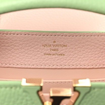 Louis Vuitton Taurillon Mini Capucines Vert Pomme 6 of 9