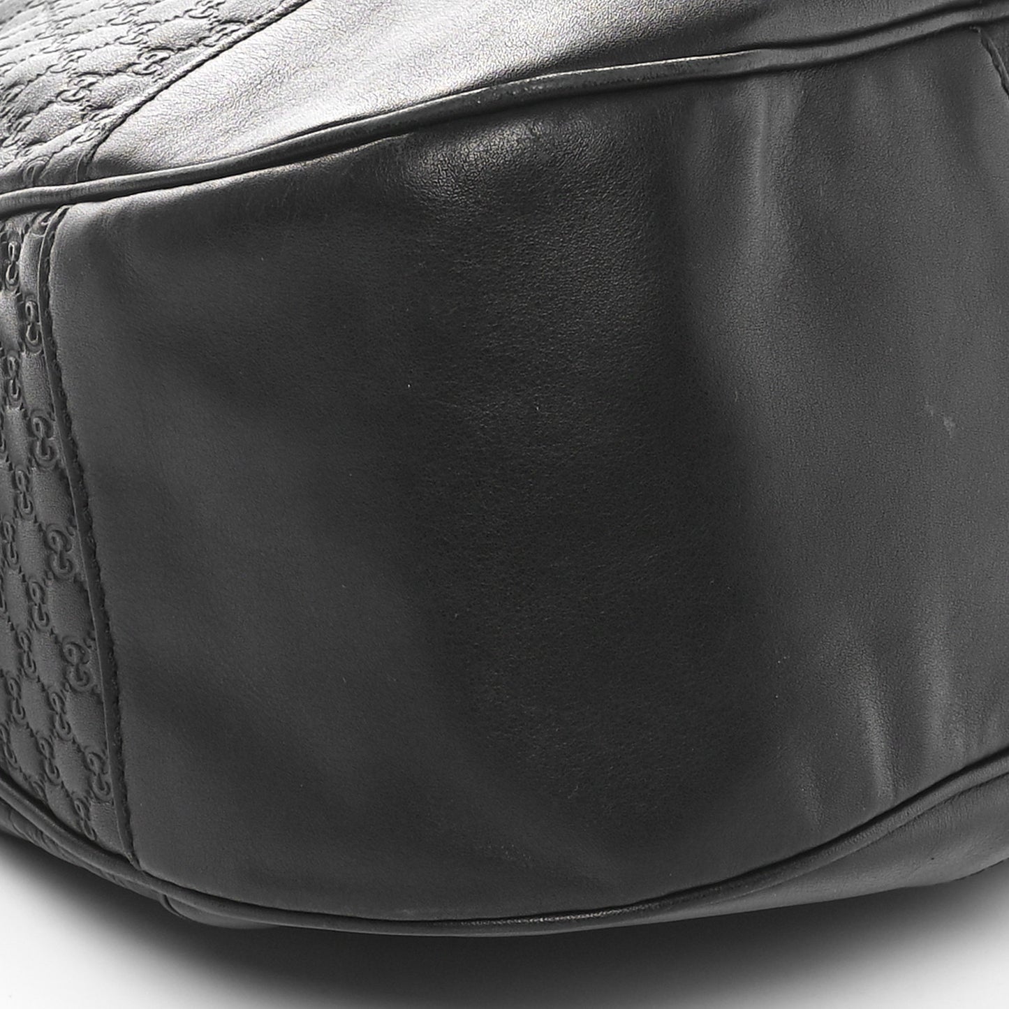 Soft Microguccissima Margaux Hobo Black