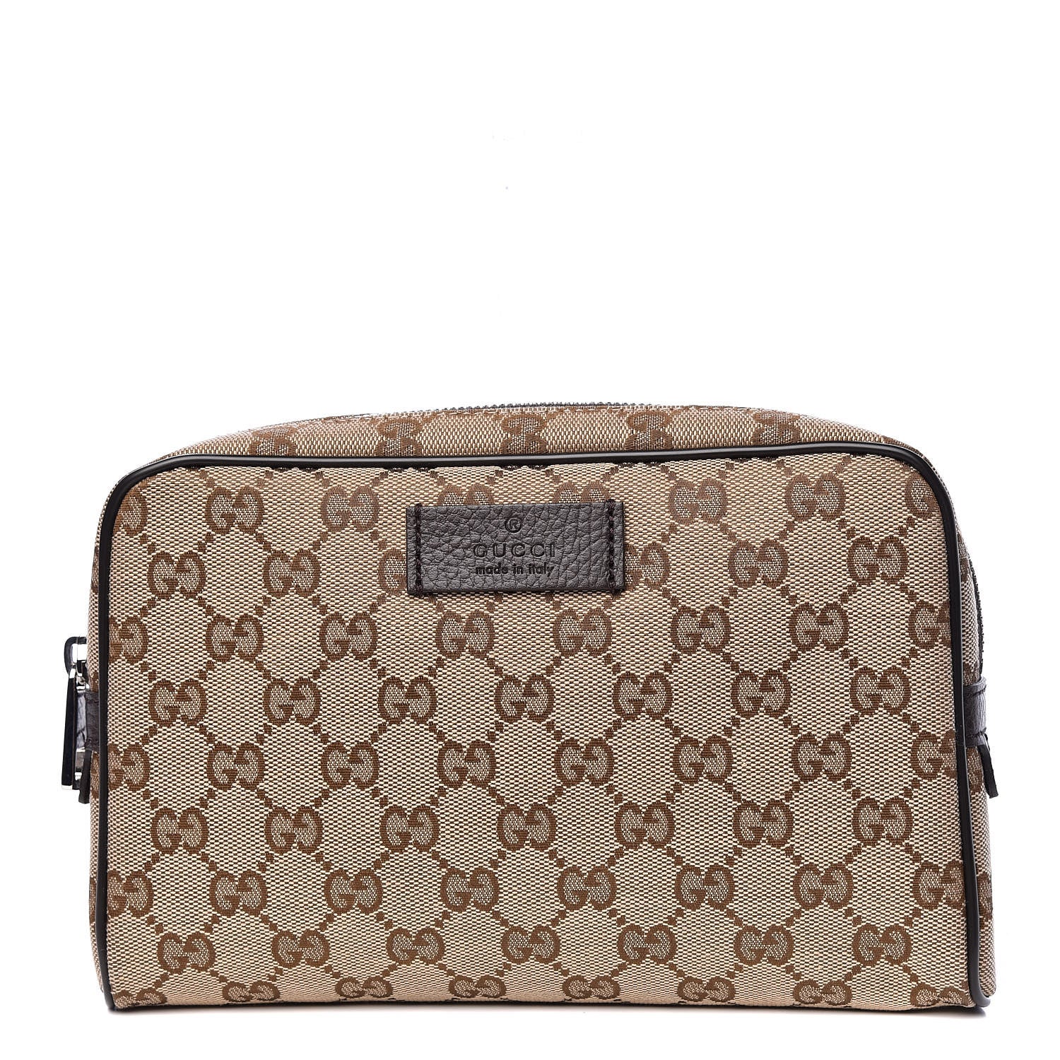Gucci Monogram Belt Bag Dark Brown 1 of 10