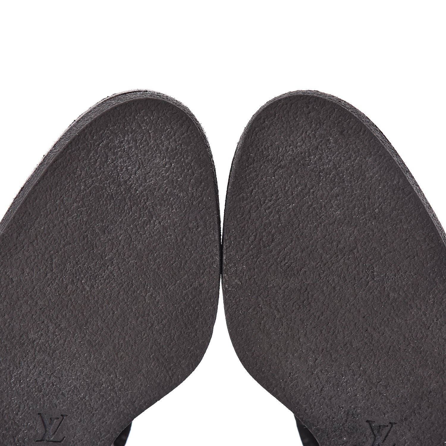 Louis Vuitton Monogram Suede Wedge Ankle Boots 41 Black 8 of 11
