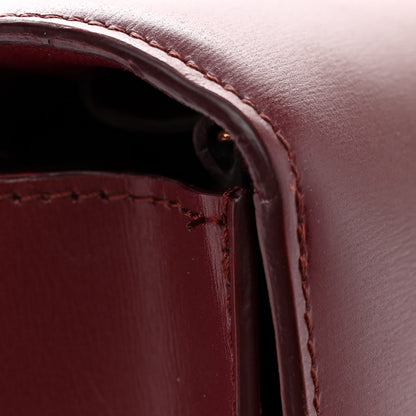 Celine Box Calfskin Medium Classic Box Flap Bag Burgundy 11 of 12