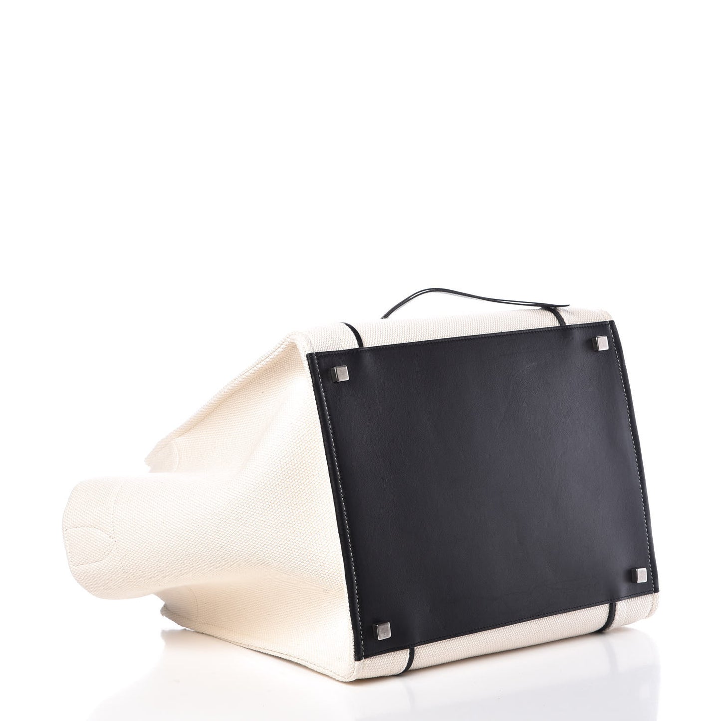 Cotton Canvas Medium Phantom Luggage White