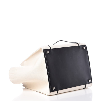 Celine Cotton Canvas Medium Phantom Luggage White 4 of 10