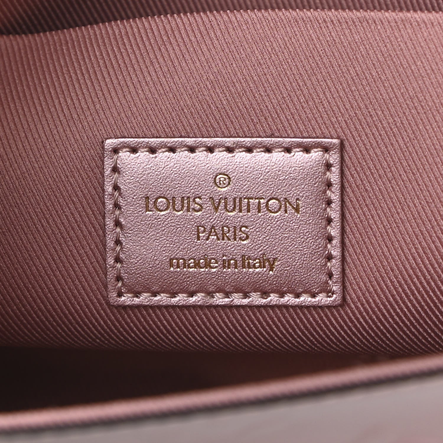 Louis Vuitton Vernis Pochette Felicie Chain Wallet Metallic Pale Pink 8 of 12