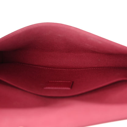 Louis Vuitton Monogram Pochette Felicie Chain Wallet Fuchsia 6 of 12