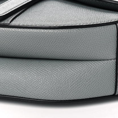Christian Dior Grained Calfskin Saddle Bag Grey 10 of 11