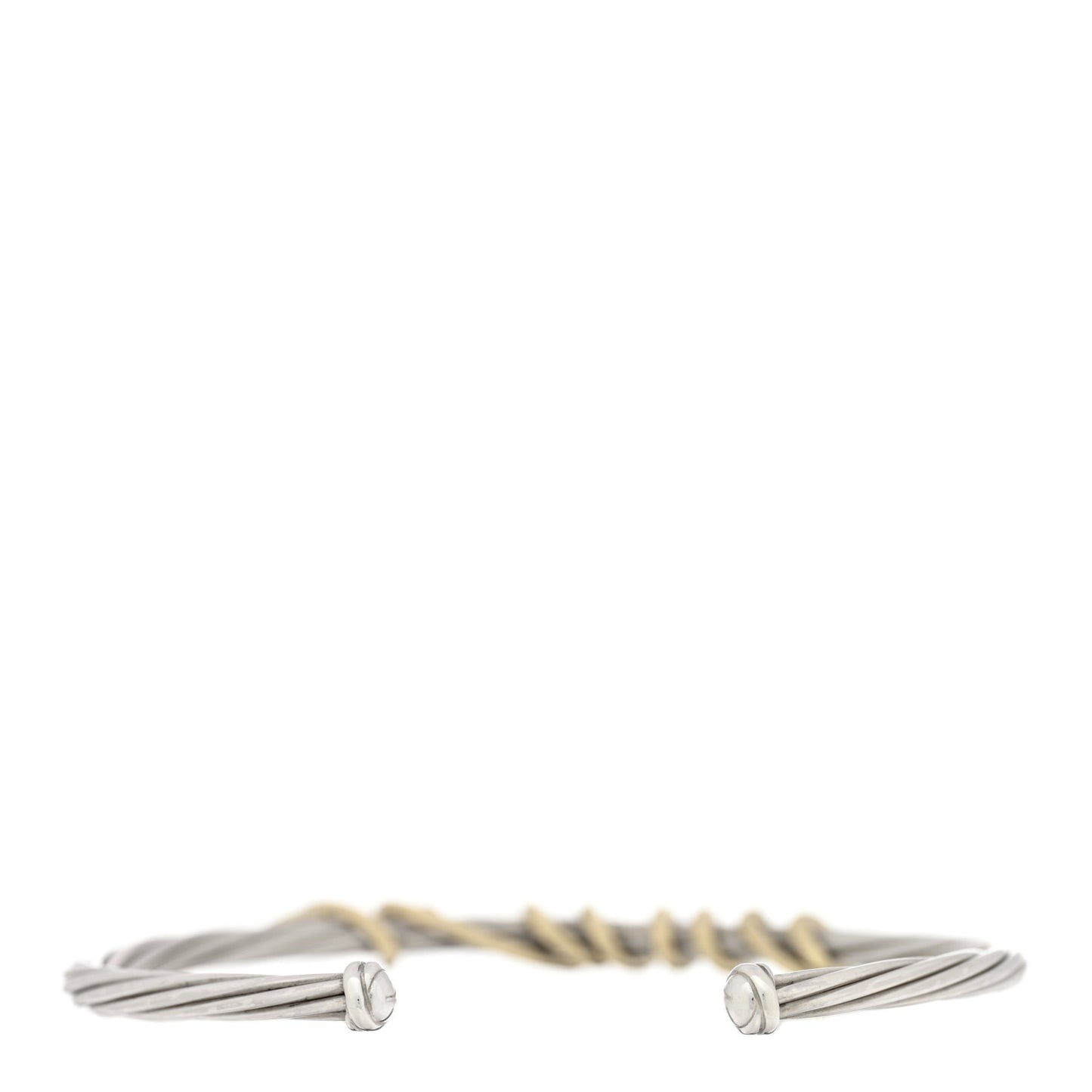 Sterling Silver 14K Yellow Gold DY Whispers Te Amo Bracelet