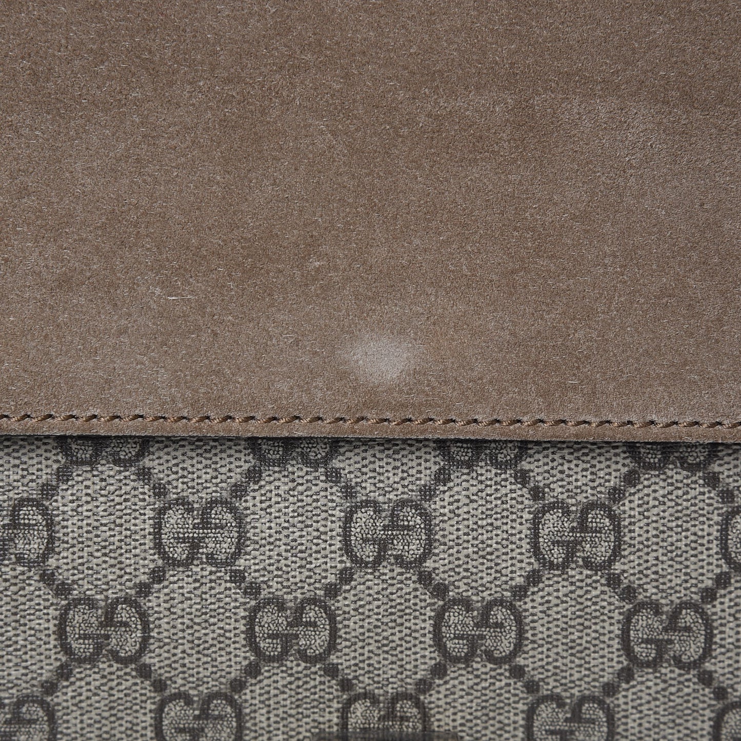 GG Supreme Monogram Small Dionysus Shoulder Bag Taupe