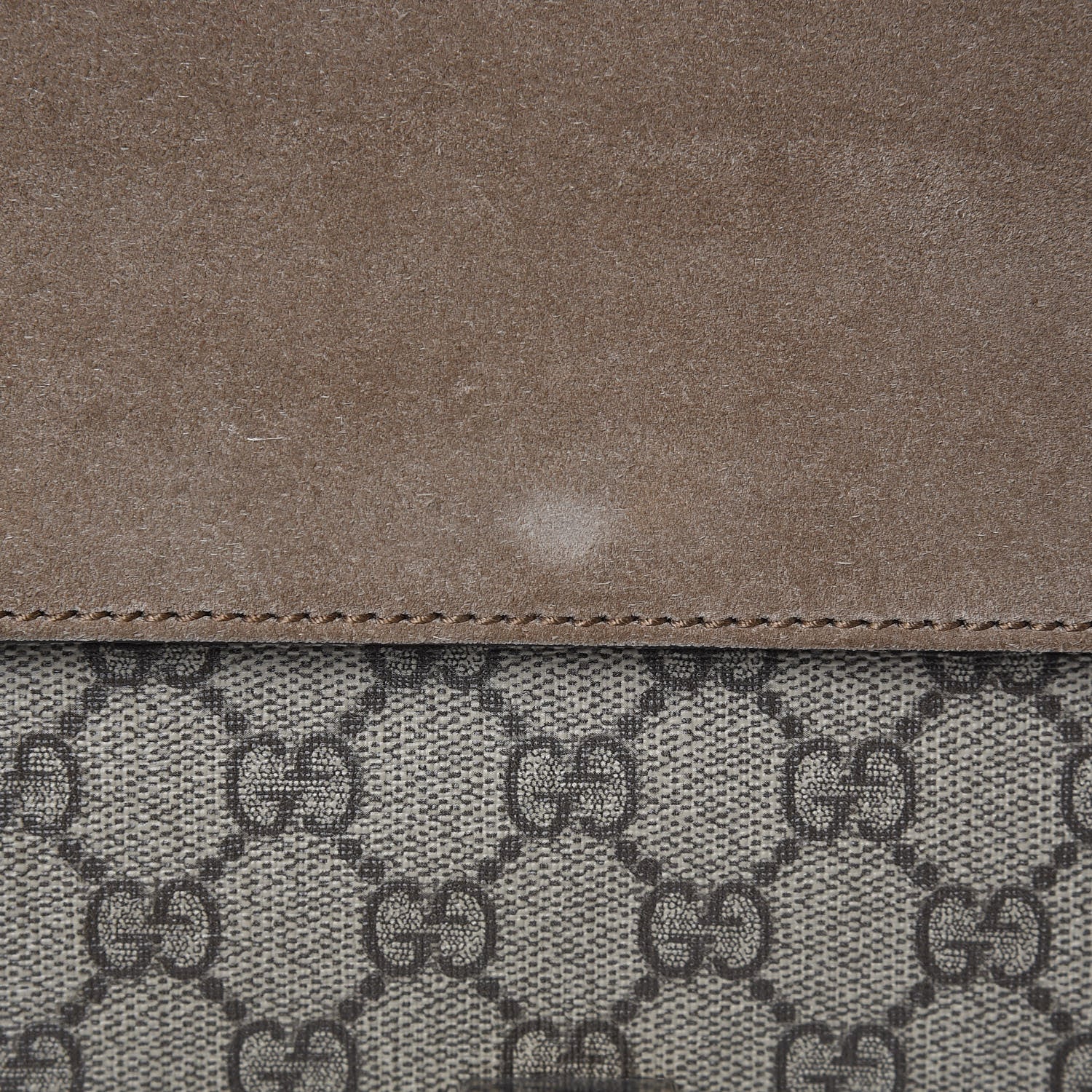 Gucci GG Supreme Monogram Small Dionysus Shoulder Bag Taupe 8 of 11