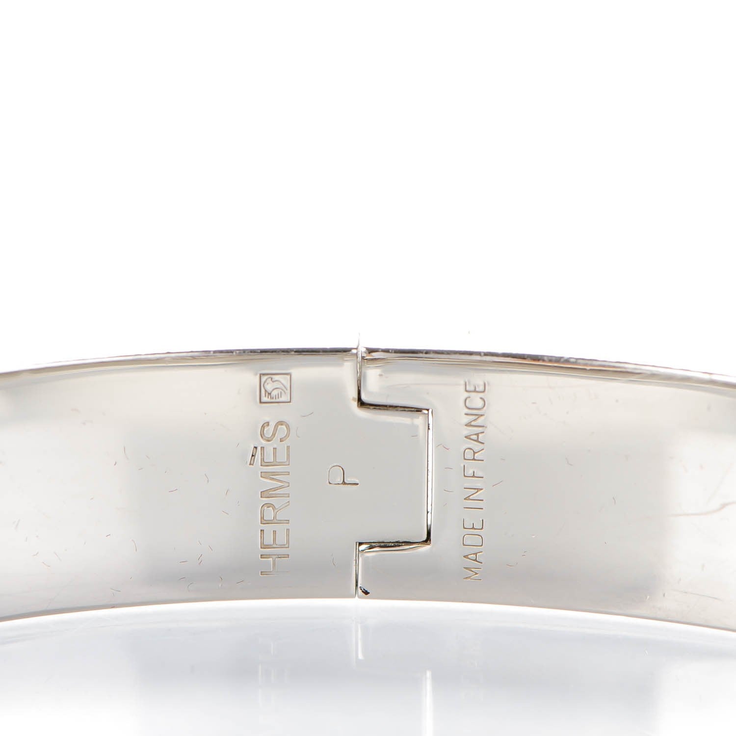 Hermes Enamel Narrow Clic Clac H Bracelet GM Black 4 of 6