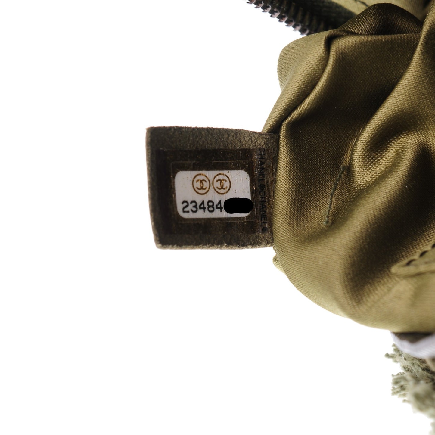 Canvas Lambskin Quilted Coco Cuba Charms Waist Bag Khaki