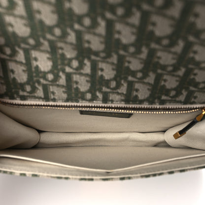 Christian Dior Oblique DiorAddict Flap Bag Green 6 of 9