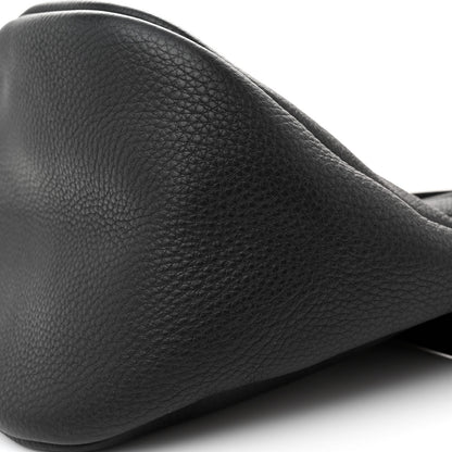 The Row Grained Calfskin Large Slouchy Banana Bag Black 9 of 9