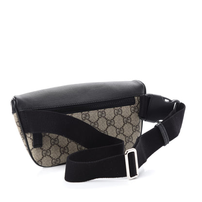 Gucci GG Supreme Monogram Belt Bag Black 3 of 10