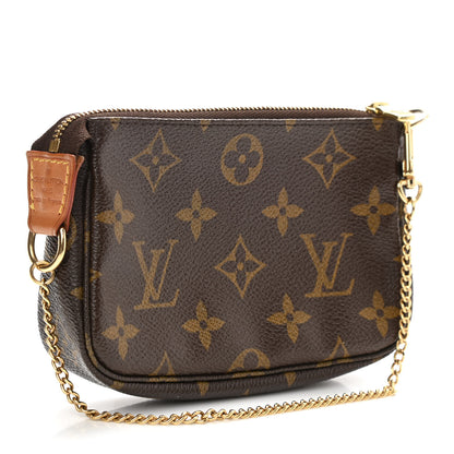 Louis Vuitton Monogram Complice Trunks and Bags Mini Pochette Accessories Beige 4 of 7