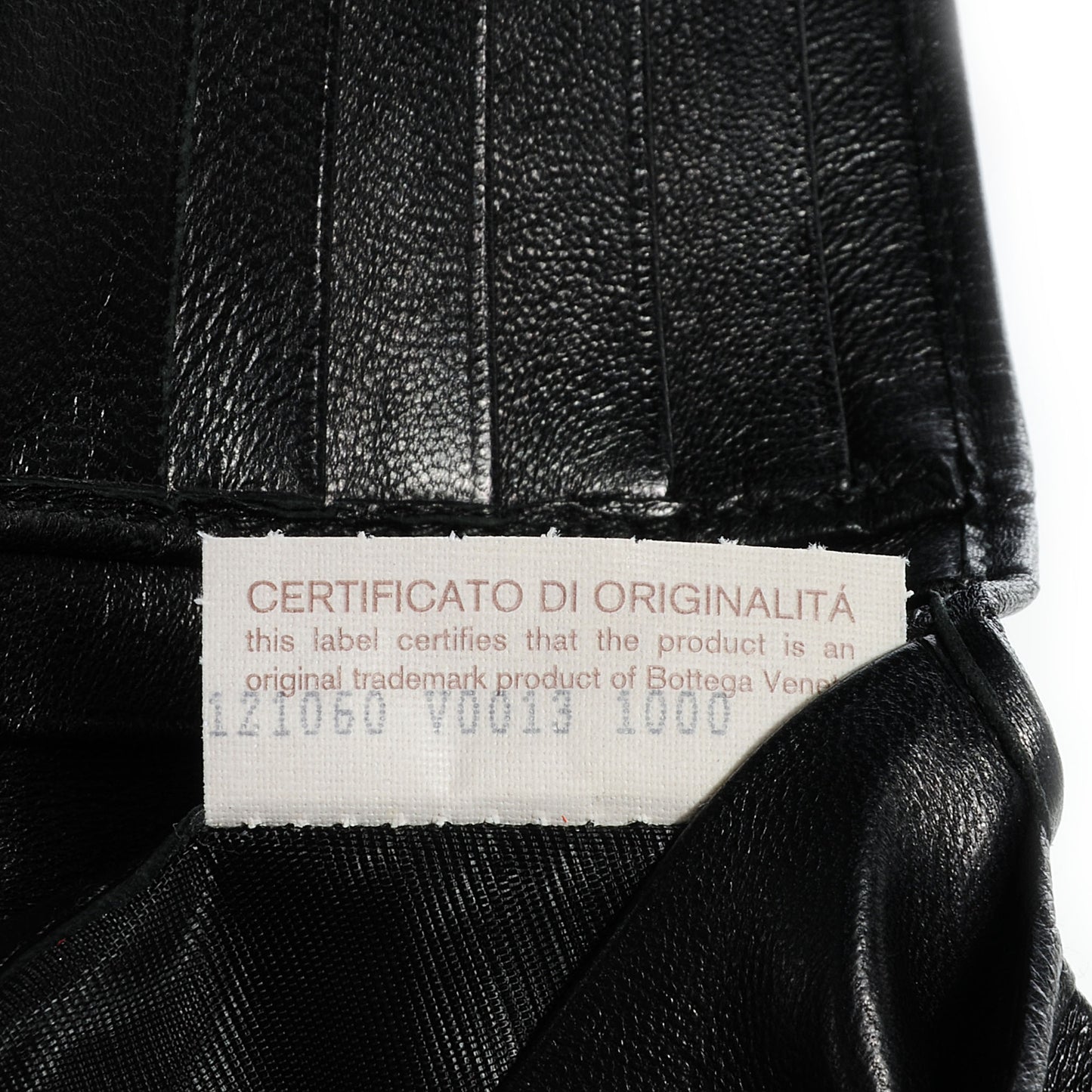 Nappa Intrecciato French Wallet Nero Black