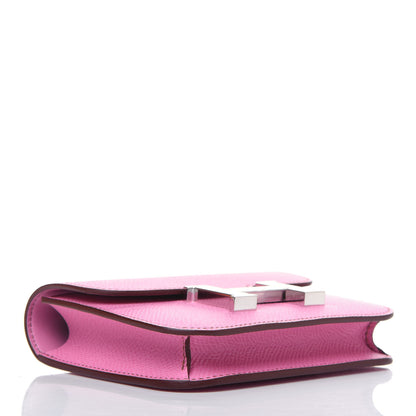 Hermes Epsom Constance Slim Wallet 5P Pink 4 of 15
