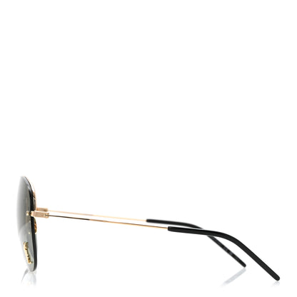 Saint Laurent Aviator Classic 11M Sunglasses Gold 3 of 9