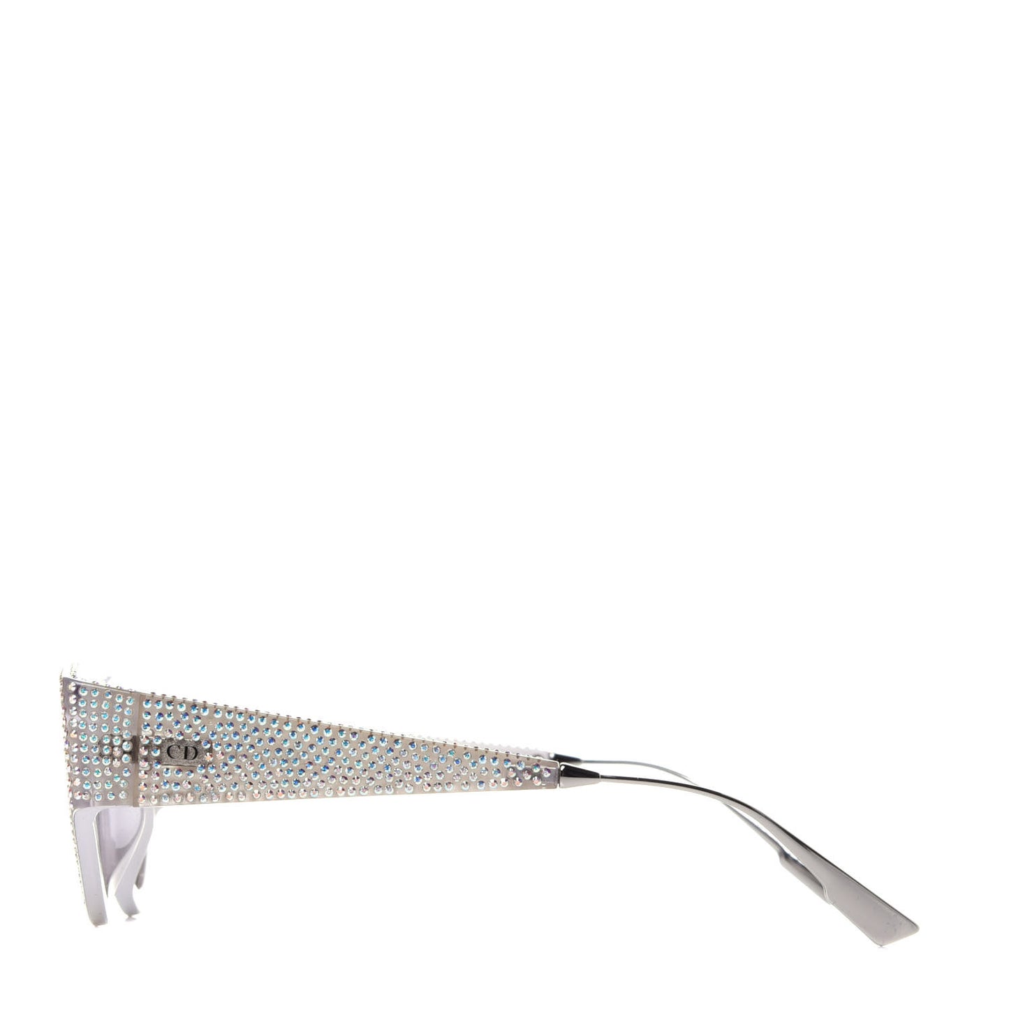 Acetate Crystal CatStyleDior1S Sunglasses Silver