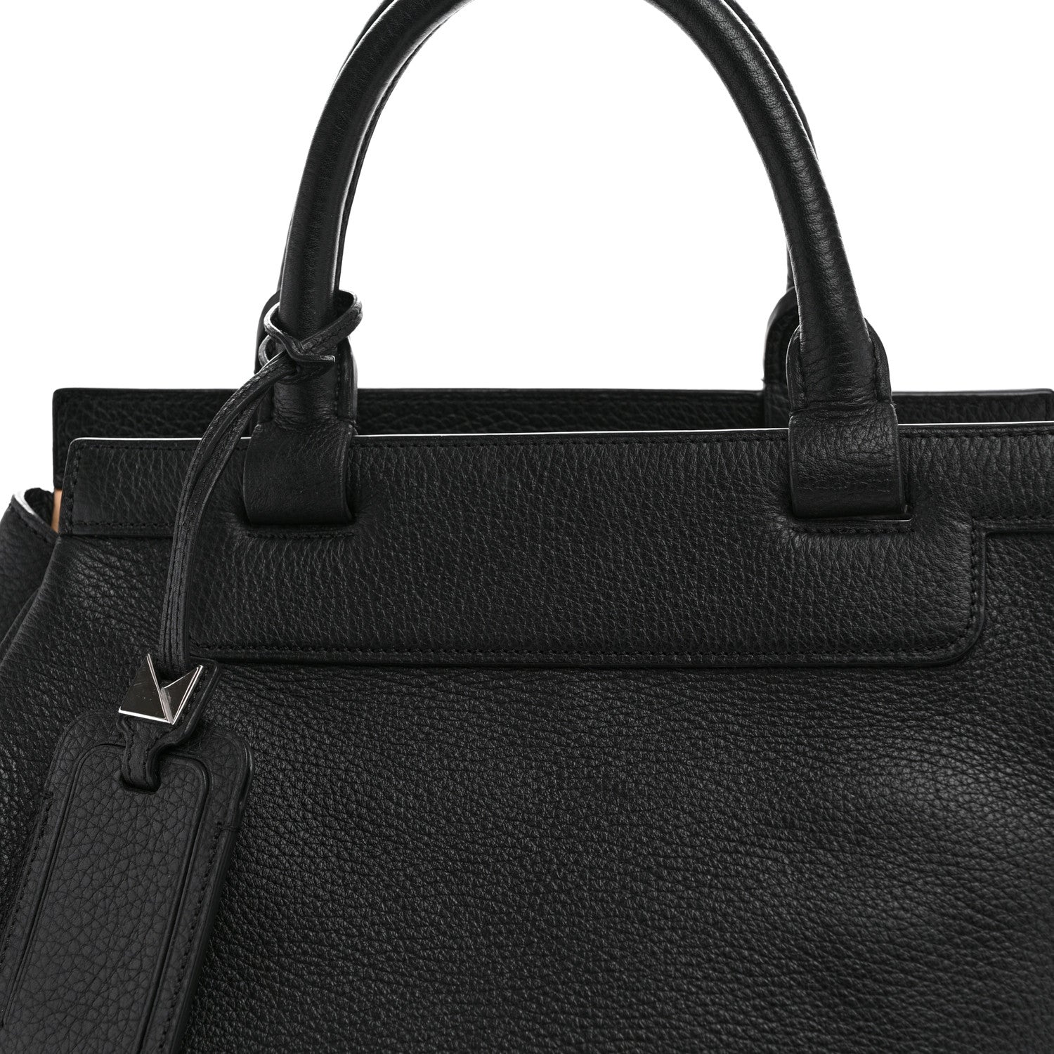 Moynat Taurillon Gex Pauline Haut Tote Black 7 of 12