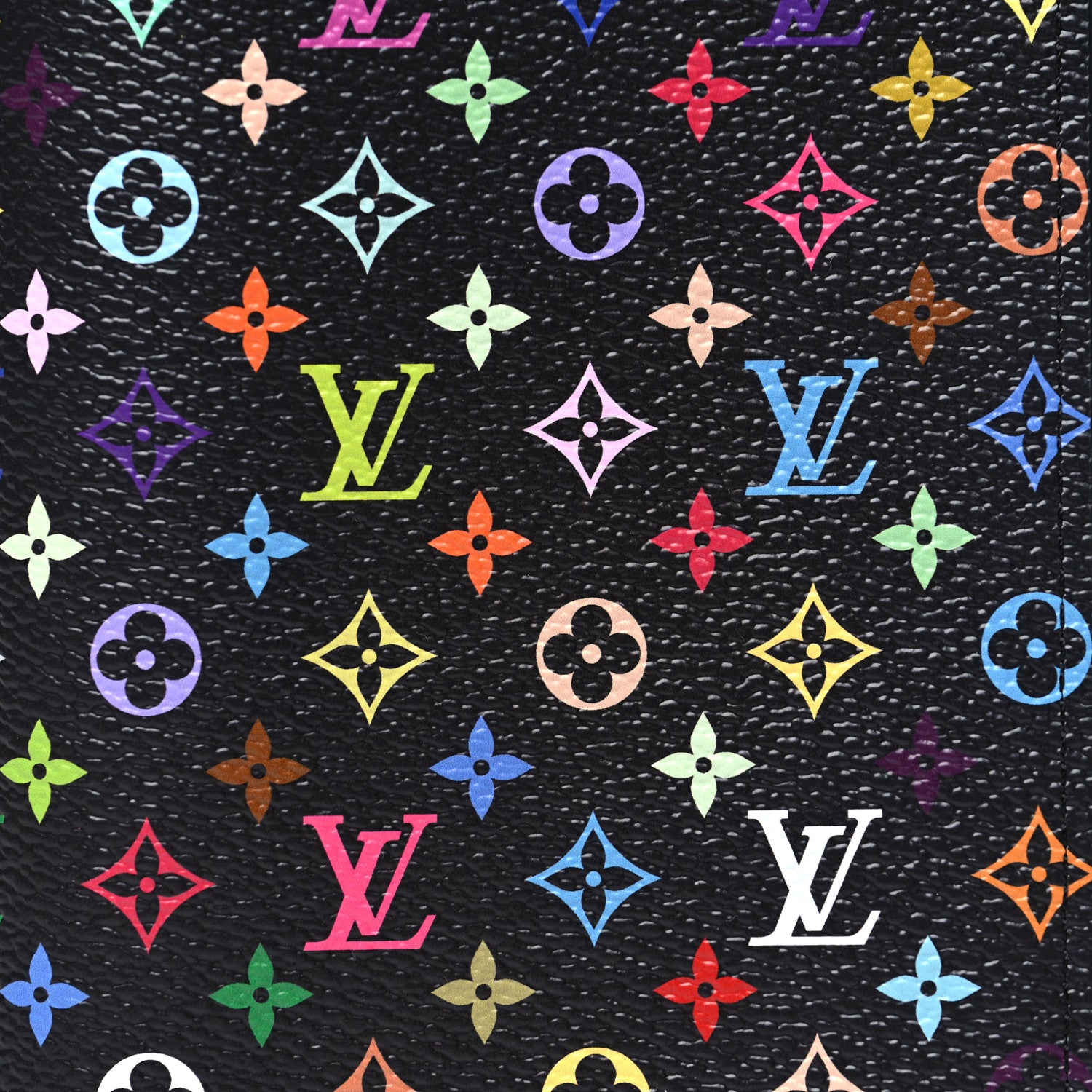 Louis Vuitton LV X TM Monogram Multicolor Passport Cover Black 7 of 8