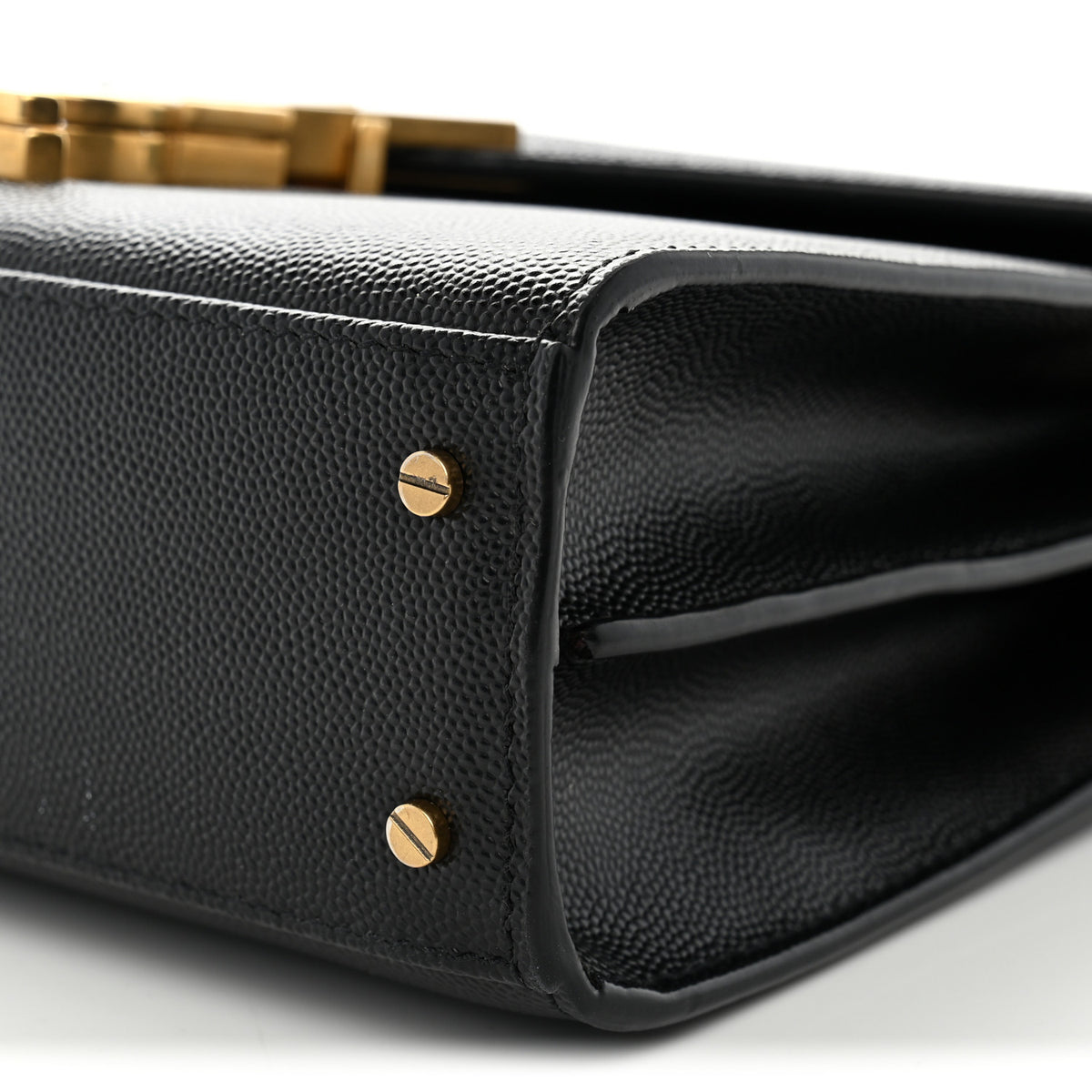 Grain de Poudre Mini Classic Monogram Cassandra Top Handle Black