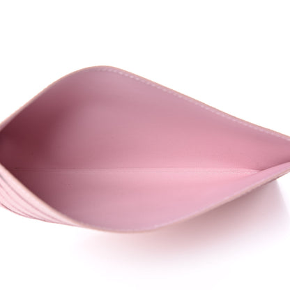 Louis Vuitton Calfskin Felicie Card Holder Insert Rose Ballerine 5 of 8