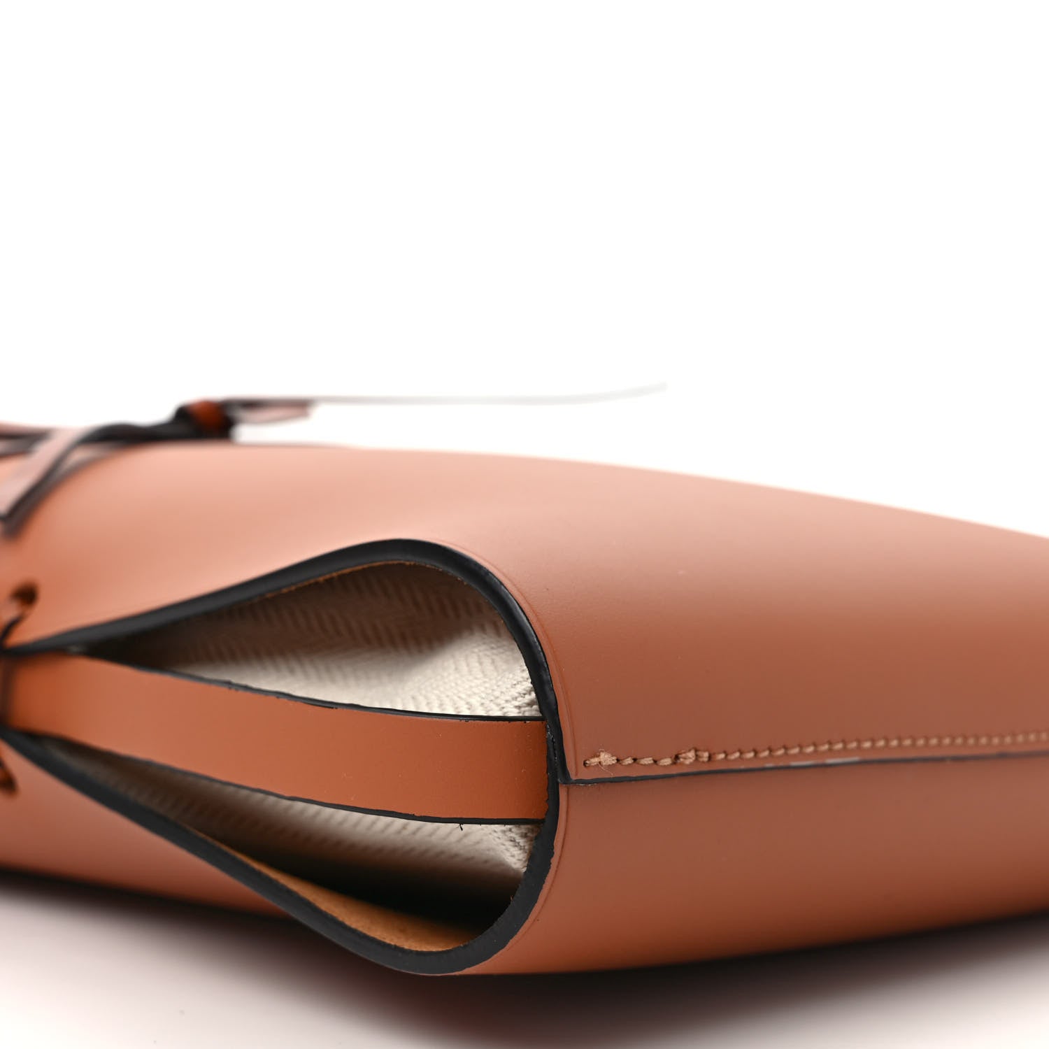 Loewe Smooth Calfskin Ikebana Small Shoulder Bag Tan 7 of 8