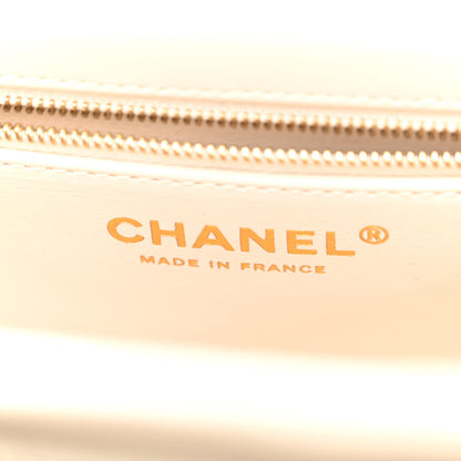 Chanel Caviar Quilted Medium Business Affinity Flap White 6 of 10