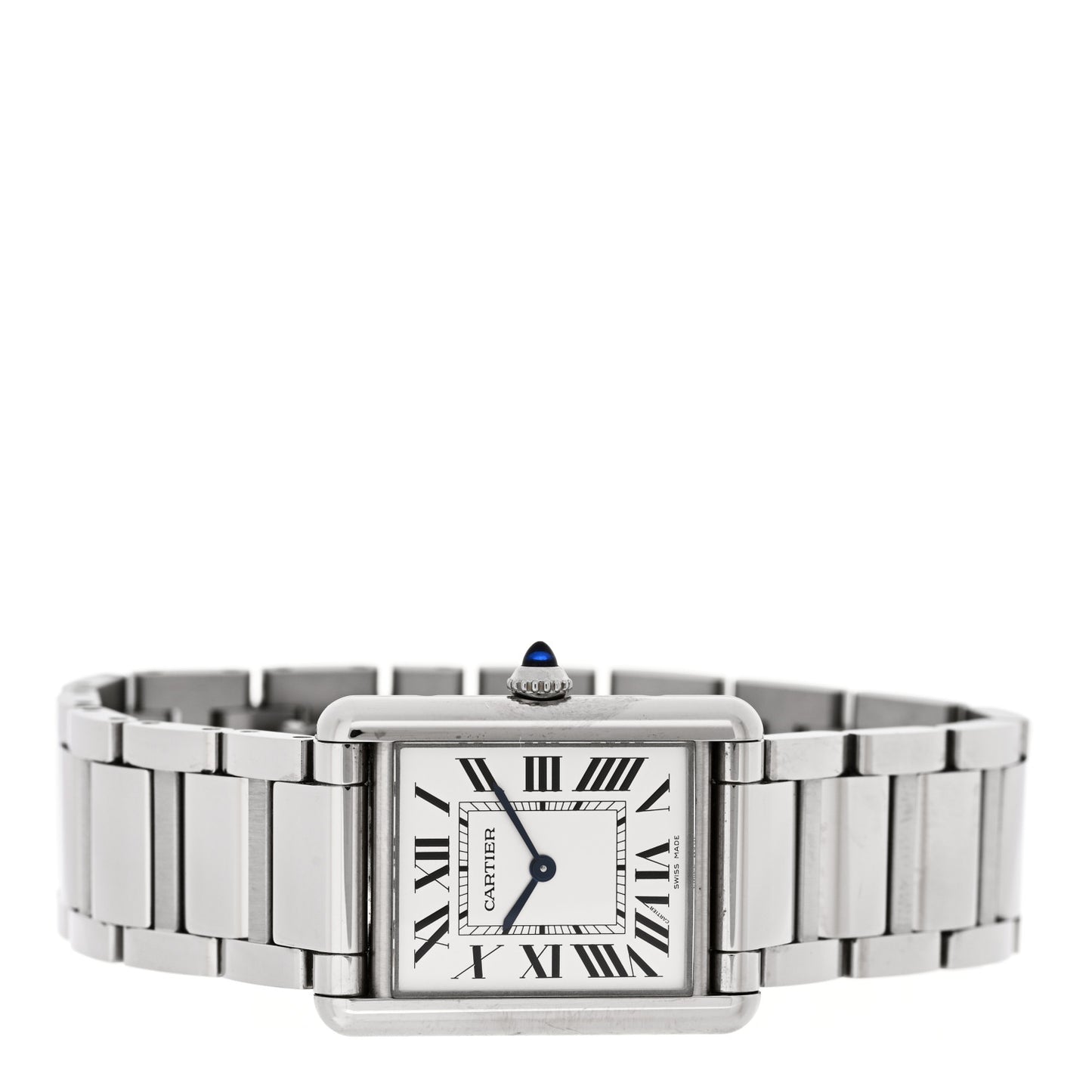 Stainless Steel 25mm Must de Cartier Tank Quartz Watch