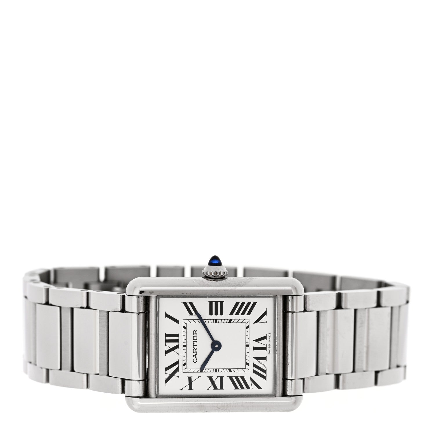Cartier Stainless Steel 25mm Must de Cartier Tank Quartz Watch 2 of 5