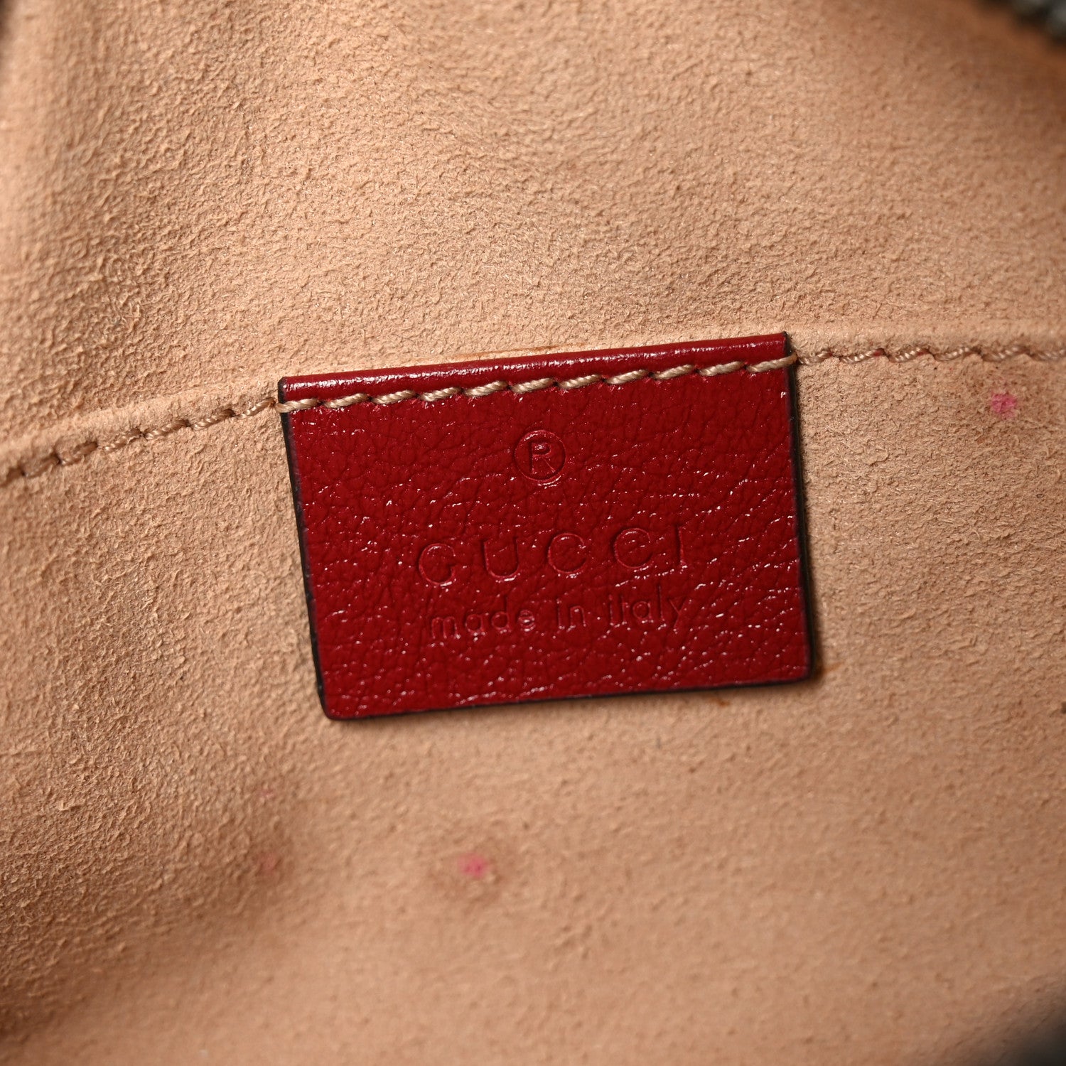 Gucci Azalea Calfskin Matelasse Diagonal Torchon GG Marmont Belt Bag 75 30 Black Romantic Cerise 5 of 9