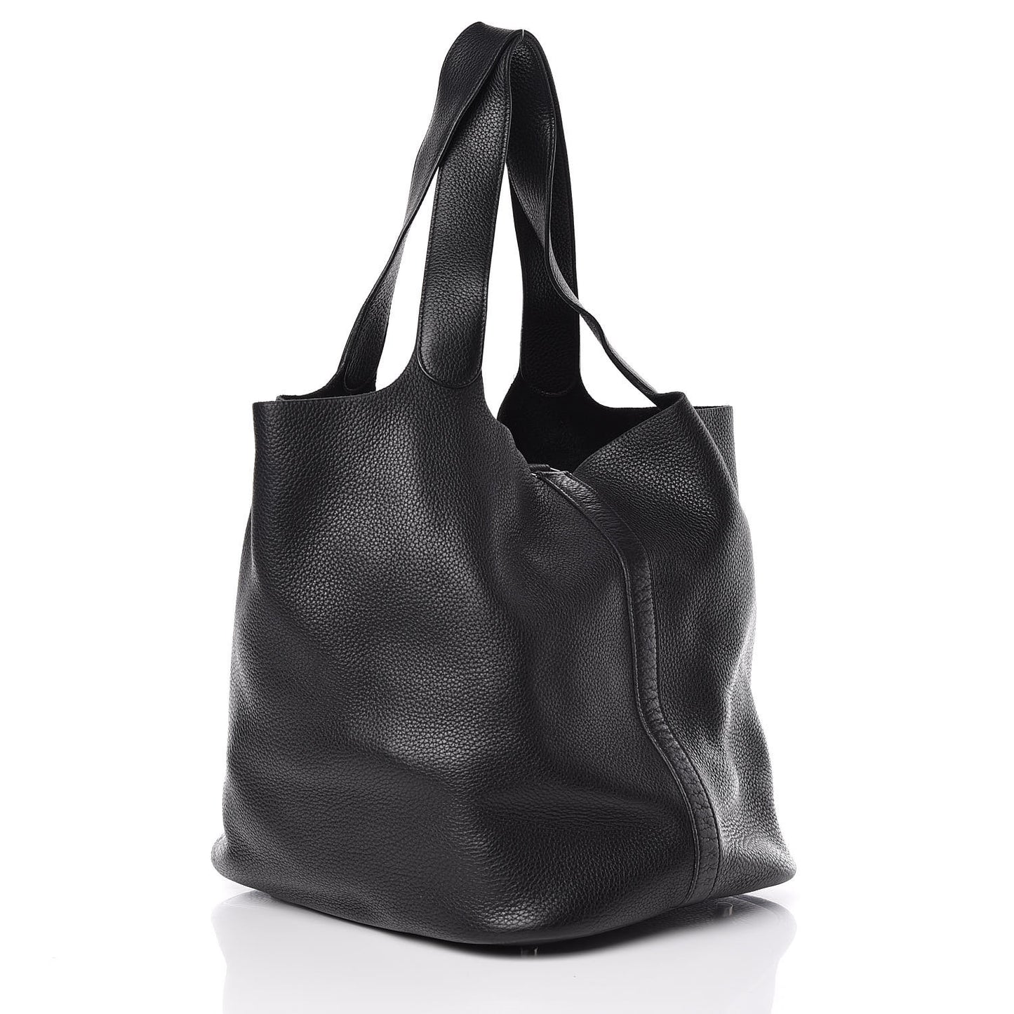 Taurillon Clemence Picotin Lock TGM Black