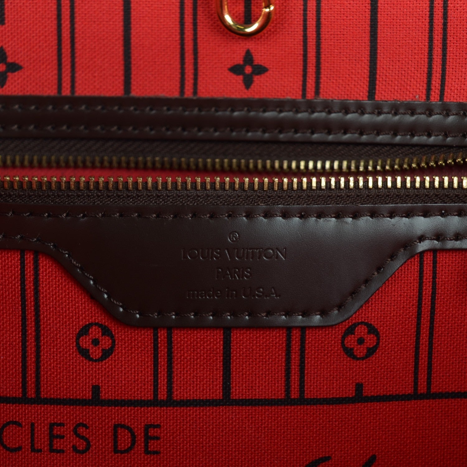 Louis Vuitton Damier Ebene Neverfull GM 6 of 7