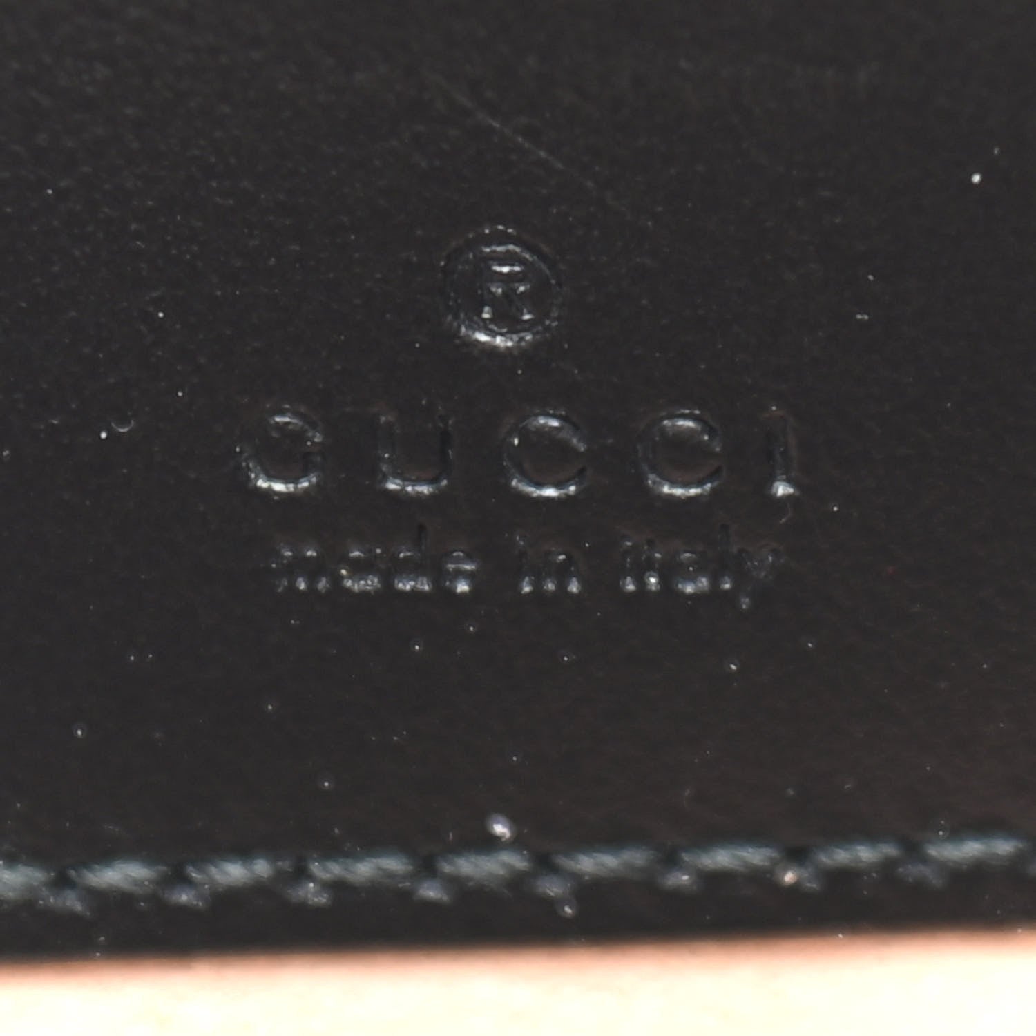 Gucci Calfskin Matelasse Mini GG Marmont Chain Crossbody Bag Black 6 of 9