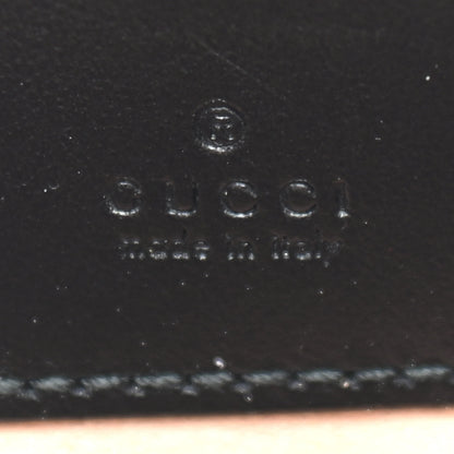 Gucci Calfskin Matelasse Mini GG Marmont Chain Crossbody Bag Black 6 of 9
