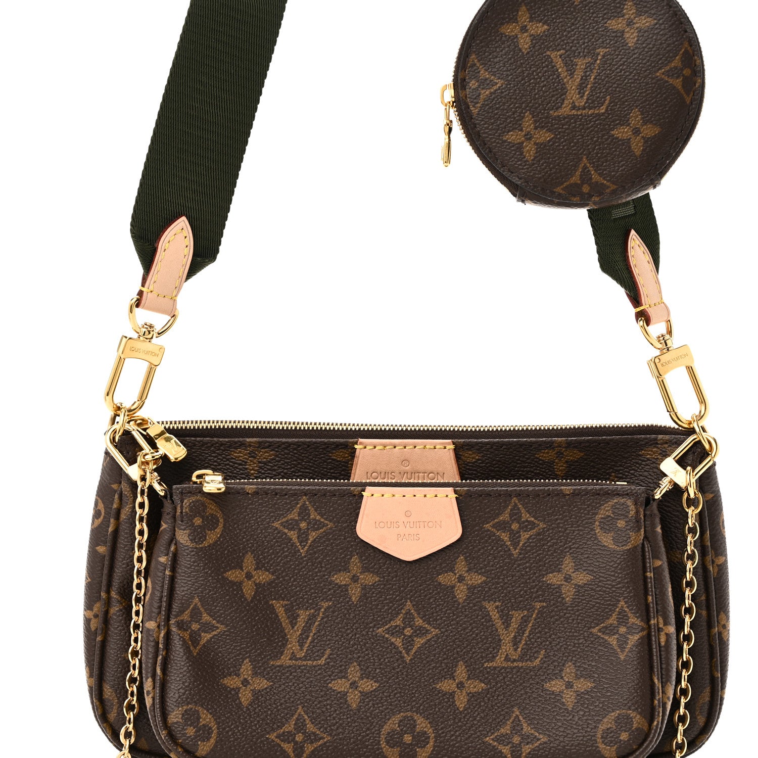 Louis Vuitton Monogram Multi Pochette Accessories Kaki 9 of 12