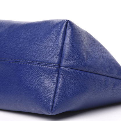 Dolce & Gabbana Soft Grain Calfskin Medium Tote Blue 8 of 9