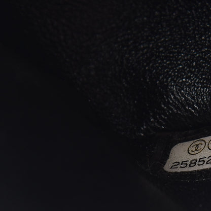 Chanel Patent Metallic Crumpled Calfskin Chevron Quilted Mini Rectangular Flap So Black 7 of 12