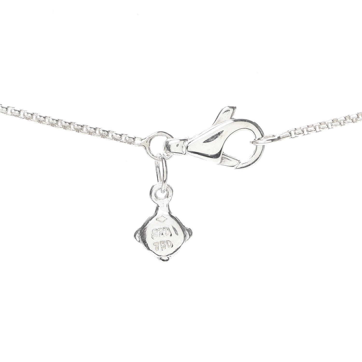 David Yurman Sterling Silver 18K Yellow Gold Kids Butterfly Charm Pendant Necklace 5 of 5