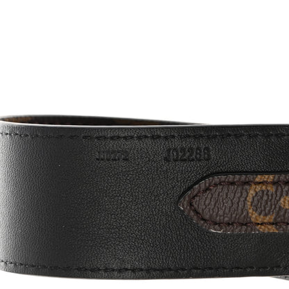 Louis Vuitton Monogram Bandouliere Shoulder Strap Black 4 of 7